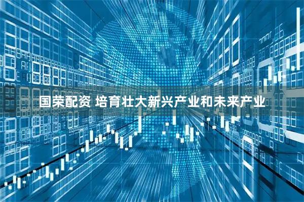 国荣配资 培育壮大新兴产业和未来产业